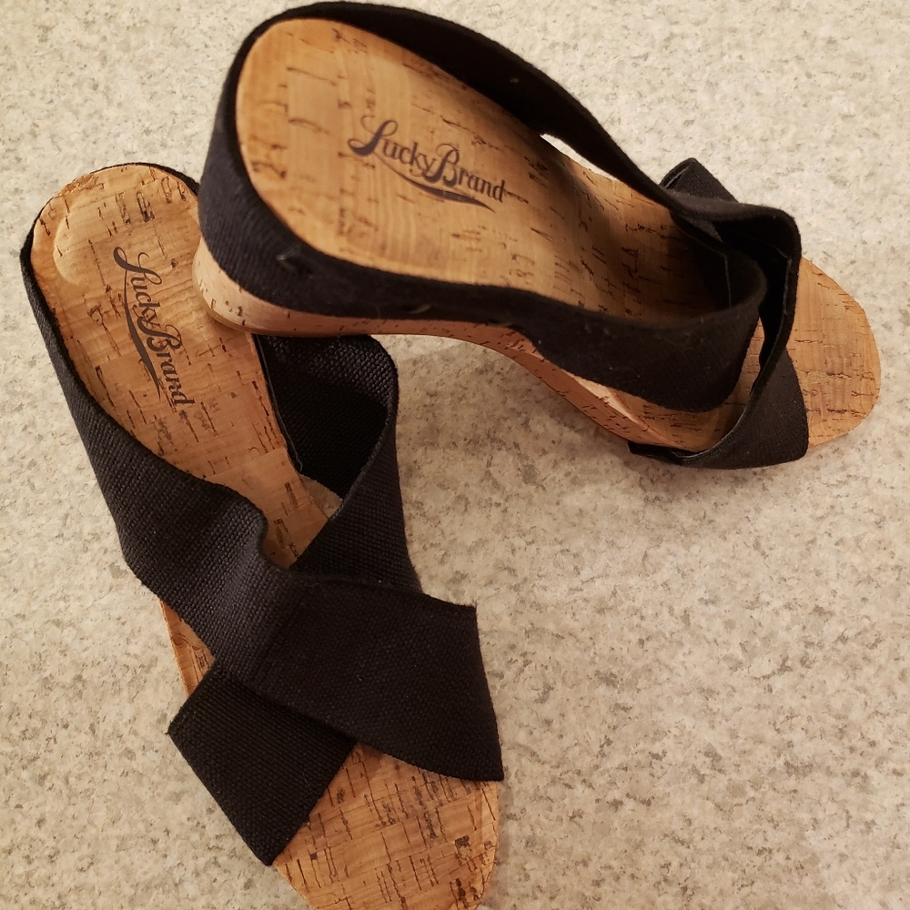 Lucky Brand Cork Wedge